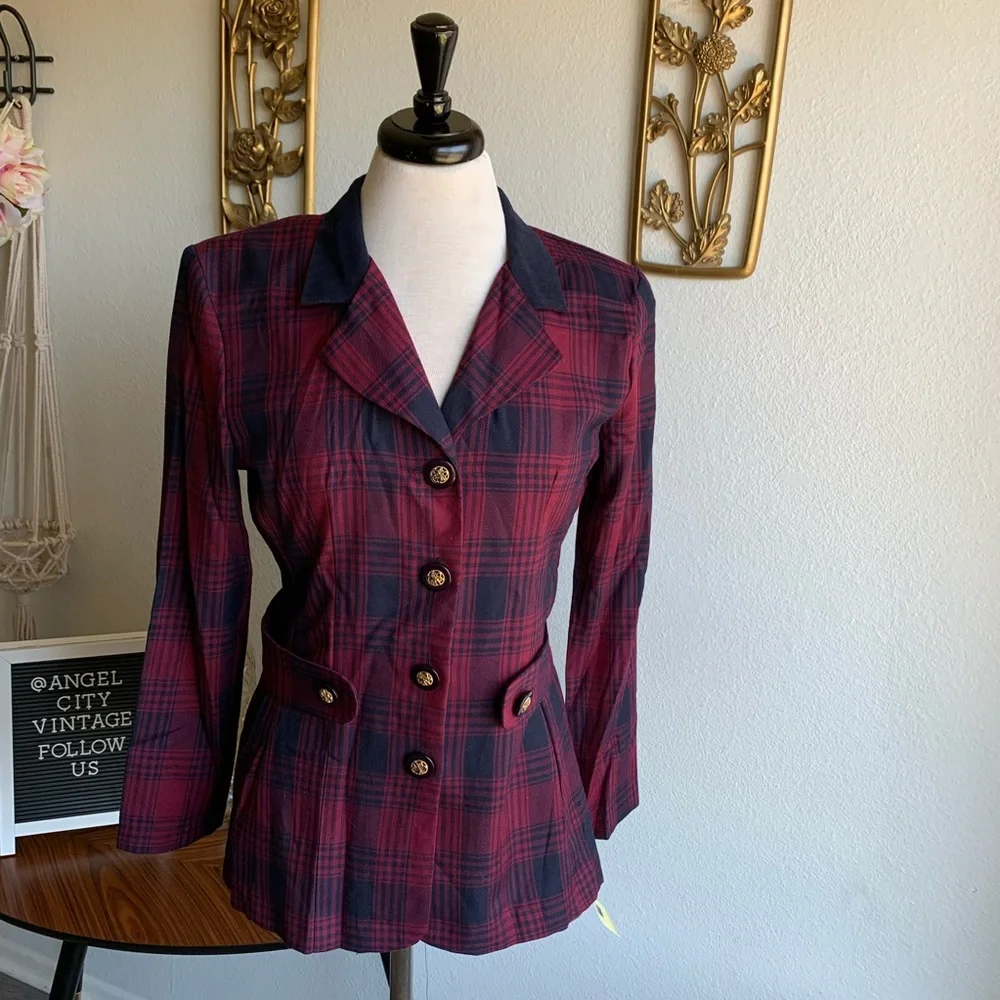 Vintage structured blazer